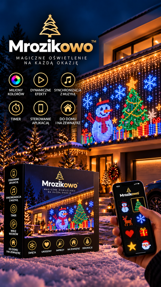 MagiczneŚwiatełka – Inteligentna kurtyna LED