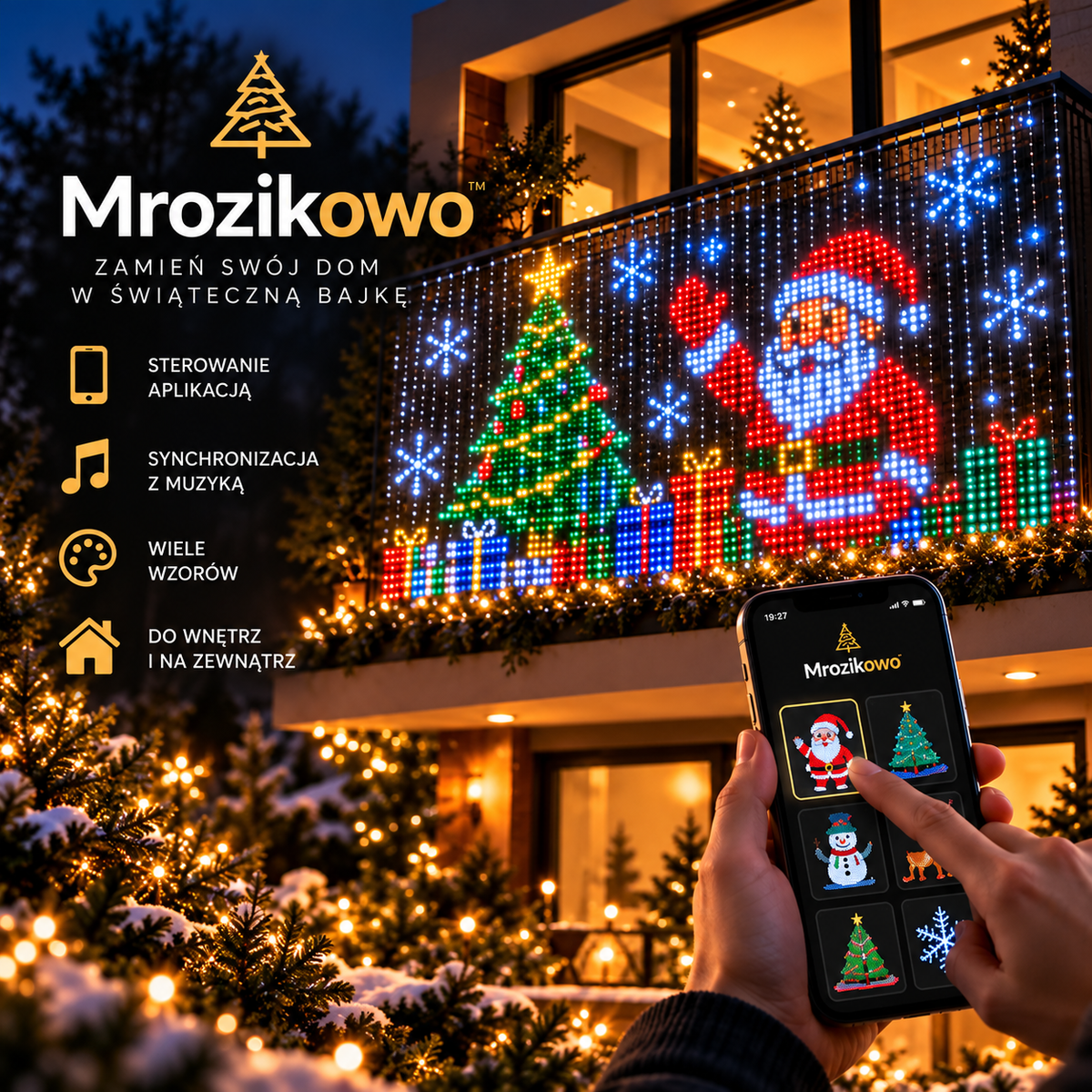 MagiczneŚwiatełka – Inteligentna kurtyna LED